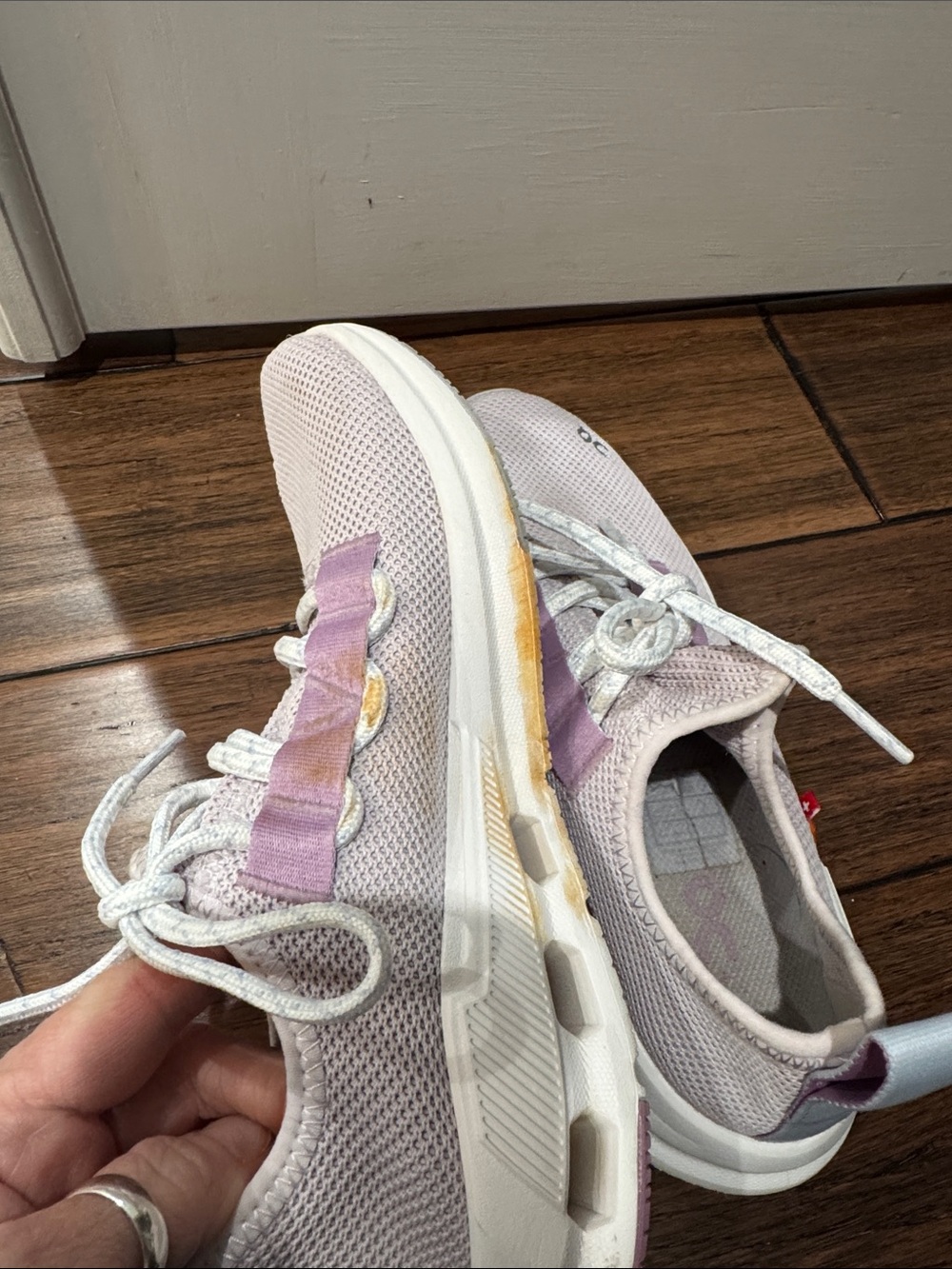 On Cloudeasy Running Lilac Mesh Athletic Sneakers - Picture 2 of 12